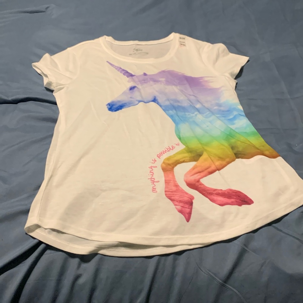 JUSTICE unicorn shirt
